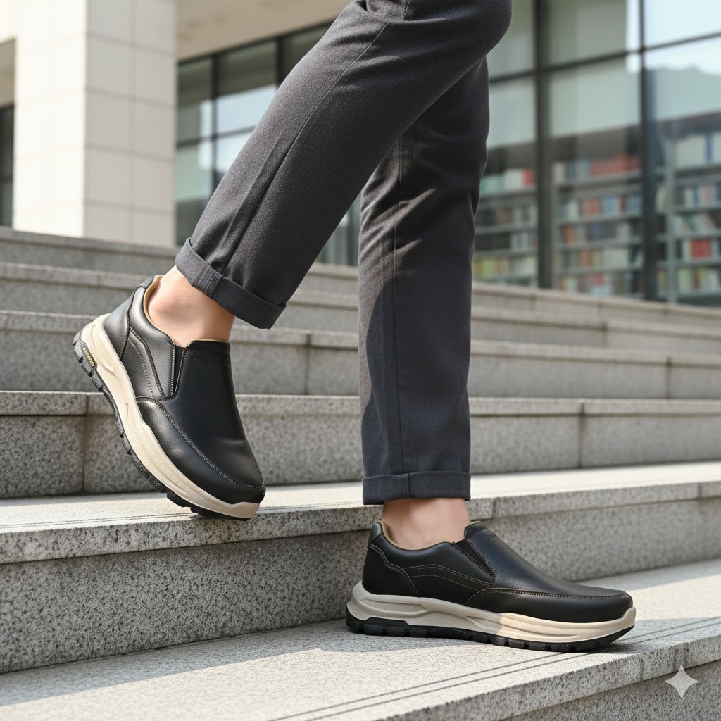 خرید آنلاین کفش طبی مردانه عشاقی مدل صبا لئو کد 01